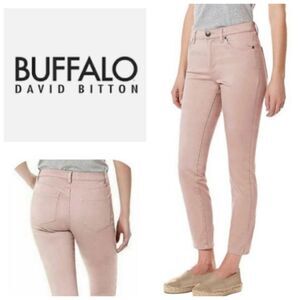 Buffalo David Bitton French Pink Avalon Mid-rise Soft Stretch Ankle Skinny